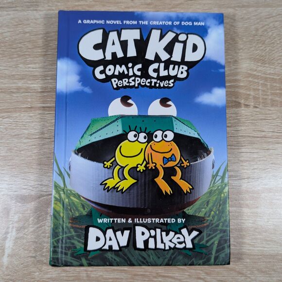 Cat Kid Comic Club Perspectives by Dav Pilkey Hardcover 2021 Graphix Scholastic - Picture 1 of 6